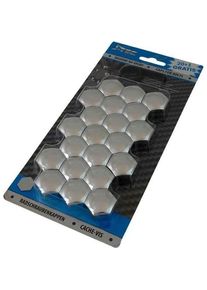 J-Tec, Garagenausstattung, G&oacute;recki RADSCHRAUBENKAPPE 17MM CHROME (VERPACKUNG. 21 ST&Uuml;CK)