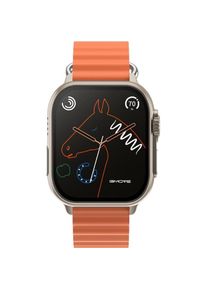 Rubicon Smartwatch RNCF17 Pomarańczowy (RNCF17) (42 mm), Smartwatch