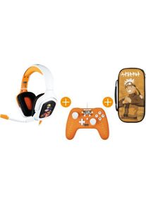 KONIX Naruto Gamer Pack (Switch Lite, PC, Switch), Gaming Controller, Mehrfarbig