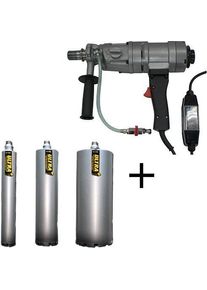 Diafast, Tischbohrmaschine, 482001 HD 1503 Diamantbohmaschine Nass-Trocken + 3 Diamantbohrer 20, 30 und 61 mm