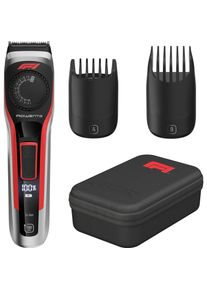 Rowenta, Trimmer + Haarschneider, Barbero Formel 1 TN384M 2-in-1 Beard Trimmer with 39 Cutting Lengths - Black and Red