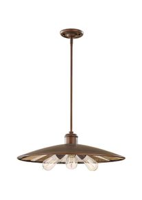 Elstead Lighting, Pendelleuchte, Urban Renewal H&auml;ngeleuchte E27 3-fach Astral Bronze (E27)