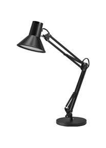 Osram, Tischlampe, LED Tischleuchte Office Line Desk Retro 9W 830 Black Dimmbar Warm weiss 4099854463952