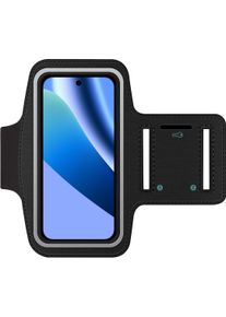 SmartFitness Handy Sport Armband, Smartphone Sportarmband, Schwarz, Transparent