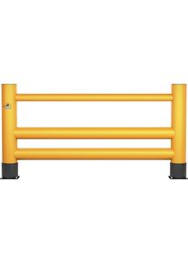 Handlauf, Doppelplanke, 1 Querstange, L&auml;nge 2 m Ampere Rack Mammut