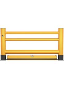 Handlauf, Einzelplanke, 2 Querstangen, Bodenbarriere, L&auml;nge 2 m Ampere Rack Mammut