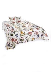 Kuddfodral med blomm&ouml;nster (2-pack) - beige - storlek 40x40 cm - bonprix