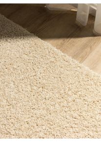 benuta Basic Vaskbart langh&aring;ret teppe Soho Cr&egrave;me 80x150 cm Krem Enfarget