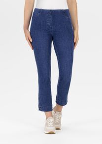 3/4-Jeans Stehmann "Igor3-680W", Damen, Gr. 38, N-Gr, fjord navy (stone), Denim/Jeans, Obermaterial: 89% Baumwolle, 10% Elastomultiester, 1% Elasthan, unifarben, schmal 3/4-L&auml;nge, Jeans 3/4-Jeans, 3/4- Jeans-Leggings mit Stretch