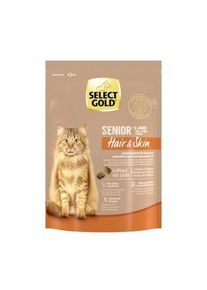 SELECT GOLD Hair & Skin Croquettes Chat Senior Volaille & saumon 300 g