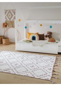 Lytte Pest&auml;v&auml; lastenmatto Matheo Violetti 160x230 cm Violetti Geometrinen,Rakennemix