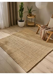 benuta pure Juuttimatto Svea Luonto 150x150 cm Luonto Yksiv&auml;rinen