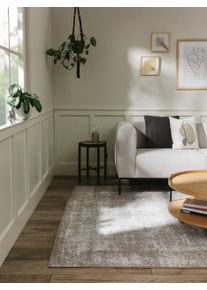 benuta nest Lankakudottu matto Frencie Harmaa 80x165 cm Harmaa Vintage