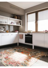 benuta nest Matto Casa Moniv&auml;rinen 200x200 cm Moniv&auml;rinen Abstrakti