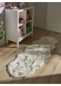 benuta POP Pest&auml;v&auml; p&ouml;rr&ouml;matto Nanuk Musta/valkoinen 60x180 cm Musta/valkoinen Yksiv&auml;rinen