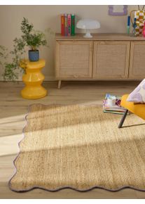 benuta POP Juuttimatto Mambo Violetti 120x170 cm Violetti Reunus