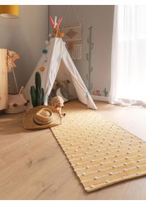 Lytte Juoksija Lupo Keltainen 70x200 cm Keltainen Raitoja