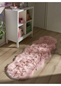 benuta POP Pest&auml;v&auml; p&ouml;rr&ouml;matto Nanuk Vaaleanpunainen 60x180 cm Vaaleanpunainen Yksiv&auml;rinen