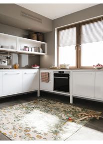 benuta nest Matto Casa Moniv&auml;rinen 200x200 cm Moniv&auml;rinen Abstrakti