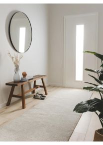 benuta nest Juoksija Tacoma Vaaleanharmaa 80x300 cm Vaaleanharmaa Yksiv&auml;rinen