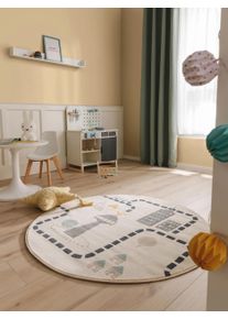 Lytte Lastenmatto Juno Beige &oslash; 120 cm Beige Lasten kuvio