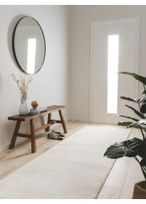 benuta nest Juoksija Tacoma Kerma 80x200 cm Kerma Yksiv&auml;rinen