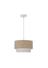 M&Ouml;BELIX M&ouml;belix , Wei&szlig;, Beige , Metall, Kunststoff , zylindrisch , 25x115x25 cm , RoHS, Europ&auml;ischer Sicherheitsstandard , einfach zu transportieren , Beleuchtung, Innenleuchten, H&auml;ngeleuchten