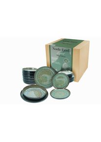 Creatable , Gr&uuml;n , Keramik , lebensmittelecht , Kochen & Essen, Geschirr, Geschirrsets, Tafelservices