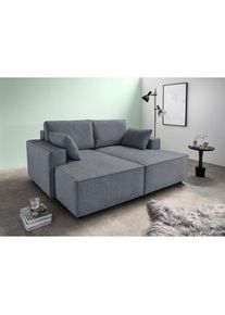 Livetastic , Anthrazit , Textil , Uni , F&uuml;llung: Schaumstoff,Schaumstoff , 188x86x154 cm , Made in EU , R&uuml;cken echt , Wohnzimmer, Sofas & Couches, Sofas, Big Sofas