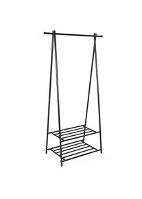 M&Ouml;BELIX M&ouml;belix , Schwarz , Metall, Kunststoff , 64x155x41 cm , standfeste F&uuml;&szlig;e , Kleinm&ouml;bel, Weitere Kleinm&ouml;bel