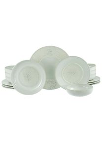 Creatable , Creme, Wei&szlig; , Keramik , stapelbar , Kochen & Essen, Geschirr, Geschirrsets, Tafelservices