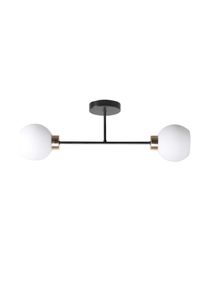 M&Ouml;BELIX M&ouml;belix , Schwarz, Wei&szlig;, Goldfarben , Metall , 14x22x62 cm , RoHS, Europ&auml;ischer Sicherheitsstandard , einfach zu transportieren , Beleuchtung, Innenleuchten, Deckenleuchten