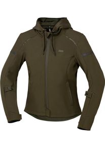 iXS Moto 2.0, veste textile imperm&eacute;able pour femmes , couleur: Vert Fonc&eacute; , taille: M