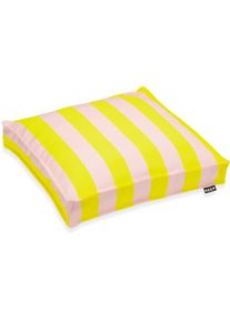 HOCK H.O.C.K., Sitzkissen, yellow ros&eacute; + gestreift, Bezug: 100% Polyacryl, B/L: 40 cm x 40 cm - 1 Stk.