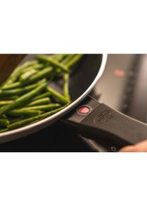 Ballarini, Bratpfanne &raquo;Caprera&laquo; Aluminium 1 Stk. tlg. Keramikbeschichtung, Thermopoint, bunt, Made in Italy, rot,