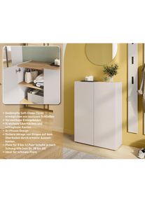 Germania, Unisex, Garderoben-Set &raquo;Alviano&laquo; 2 Stk. tlg., Kaschmir/Navarra-Eiche-Nb., Kratzfeste und widerstandsf&auml;hige Oberfl&auml;chenbeschichtung