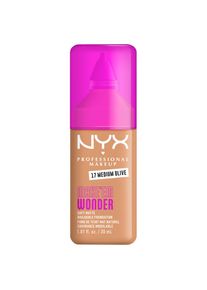 Nyx Cosmetics NYX PROFESSIONAL MAKEUP, Damen, Foundation &raquo;Make 'EM Wonder Foundation&laquo; perfekter No-Makeup-Makeup-Look bis zum Full Glam, 17-Medium Olive, Make-Up 