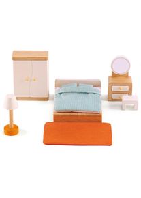 HAPE, Puppenhausm&ouml;bel &raquo;Schlafzimmer&laquo;, bunt,