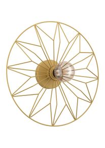 Eglo, Wandleuchte &raquo;CASTANUELO Deckenlampe, Stahl, E27, Wohnzimmerlampe, Flurlampe, Lampe&laquo; E27 1 Stk. Wand-/Deckenleuchte, Schlafzimmer, H10,5 x &Oslash;42,5 