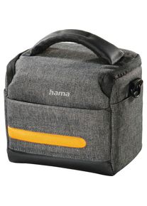 Hama, Kameratasche &raquo;Kameratasche "Terra", 110, Grau Equipmenttasche&laquo;, grau, Polyester, Mit Handgriff, G&uuml;rtelschlaufe und abnehmbaren Schultergurt