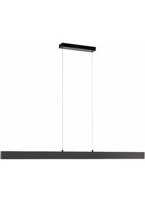 JUST LIGHT, LED Deckenleuchte &raquo;DRITTO&laquo; LED-Board 1 Stk. Warmwei&szlig;, schwarz,