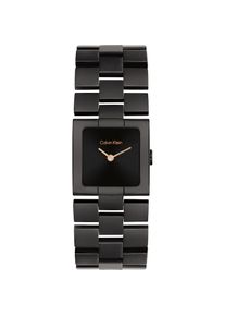 Calvin Klein, Damen, Quarzuhr &raquo;CK MERIDIAN&laquo; Armbanduhr, Damenuhr, Edelstahlarmband, analog, schwarz, Schn&ouml;rkellose Damenarmbanduhr