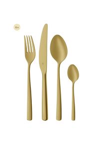 WMF, Besteck-Set &raquo;Boston in edler Optik, ergonomische Haptik, Messer mit Wellenschliff&laquo; optimale Sch&auml;rfe, rostfrei, edel, hochwertiger Besteckkasten, 