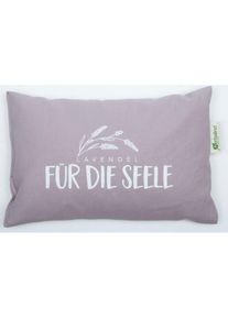Herbalind, Kr&auml;uterkissen &raquo;5046 Lavendelkissen F&Uuml;R DIE SEELE&laquo;, flieder/wei&szlig;,
