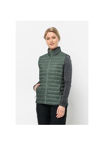 Jack Wolfskin, Damen, Daunenweste &raquo;PILVI DOWN VEST W&laquo;, hedge-green, S (36), Leichte Isolationsweste mit 700er-Daunenf&uuml;llung