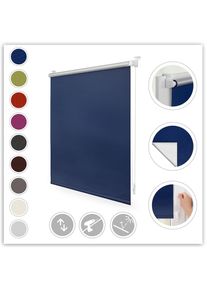 LICHTBLICK ORIGINAL, Seitenzugrollo &raquo;Klemmfix Hitzeschutz&laquo; verdunkelnd Perlreflex-beschichtet energiesparend ohne Bohren freih&auml;ngend mit 