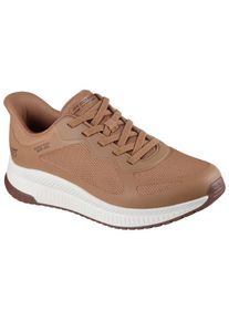 Skechers, Herren, Slip-On Sneaker &raquo;BOBS SQUAD 4&laquo; Trainingsschuh, Sneaker, Schn&uuml;rschuh zum einfachen Schlupfen, braun, 47,5, Skechers Trainingsschuh im