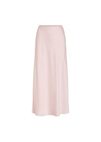 Vila, Damen, Maxirock &raquo;VIELLETTE HW LONG SKIRT - NOOS&laquo; Kunstfaser, Cherry Blossom, 34, Langer Satinrock mit hoher Taille von Vila