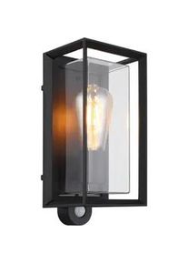 Globo Au&szlig;enleuchte Logana Schwarz max. 60 Watt