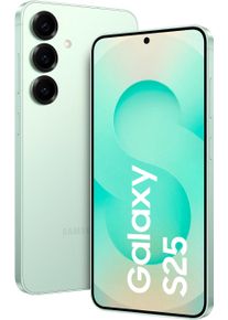 Samsung Smartphone "Galaxy S25", gr&uuml;n (mint), 256 GB, Mobiltelefone, Smartphone